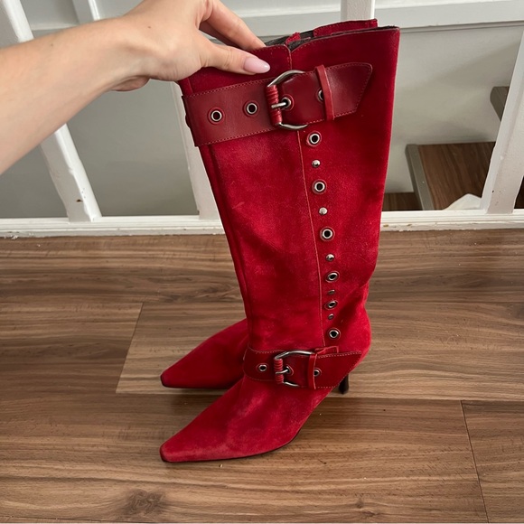 Donald J. Pliner Shoes - Red Heeled Boots